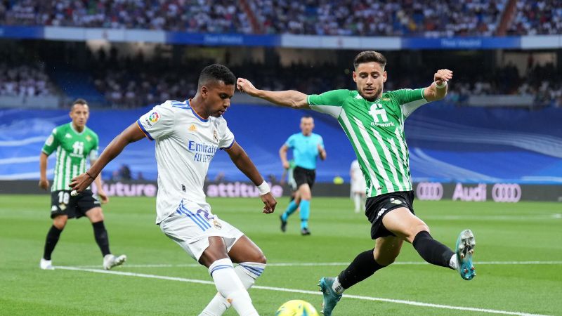 Bảng tỷ lệ kèo trận Real Betis vs Real Madrid